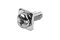 [E] น็อตยึดสายไฟ สแตนเลสชุบนิกเกิ้ล M5x12 mm พร้อมแหวนทรงสี่เหลี่ยม ขนาด 10x10 mm